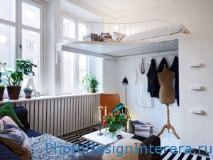 Компактный дизайн маленькой спальни фото